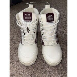 Vans Men’s Sz 9.5 Benny Urban Standard Mid MTE Marshmallow Burgundy Snow Boots